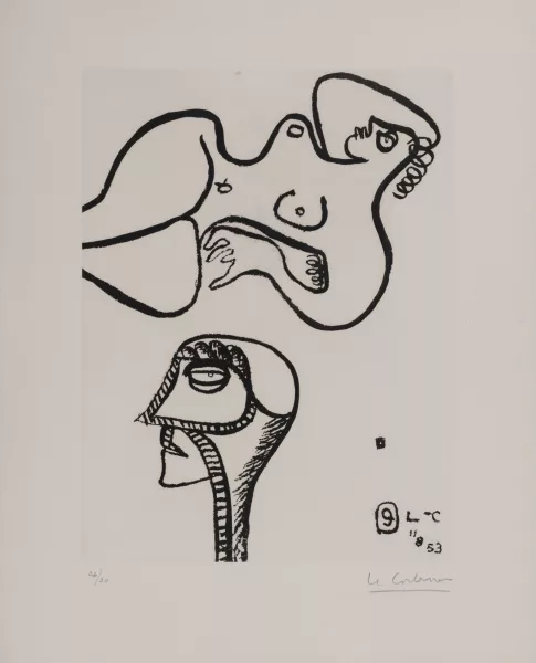 Le Corbusier — Blatt aus "Unité", 1953