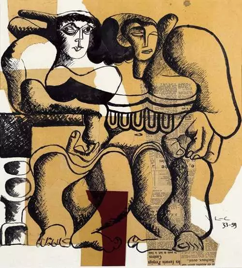 LE CORBUSIER (CHARLES-ÉDOUARD JEANNERET-GRIS) — Couple. 1959. — Koller Auktionen