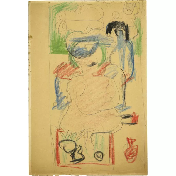 Le Corbusier — Deux nus féminins (assis et couché) et nature morte