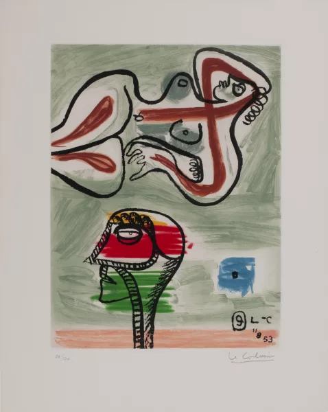 Le Corbusier — Blatt aus "Unité", 1953