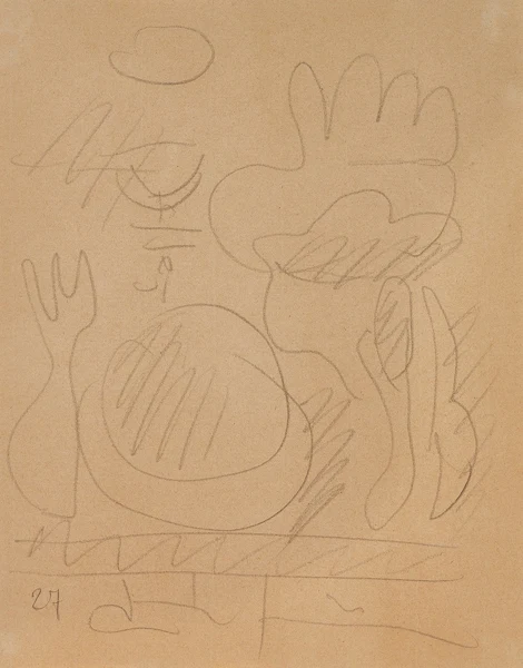 Le Corbusier — Esquisse pour "Déjeuner près du phare"