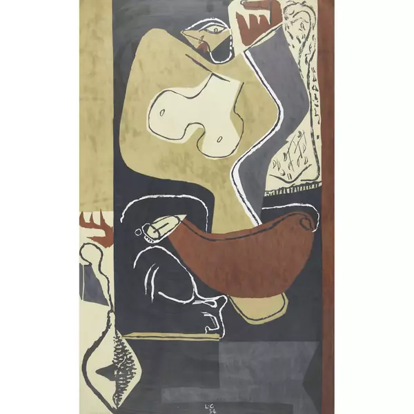 "Femme à la main levée"