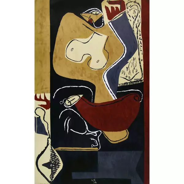 "Femme à la main levée"