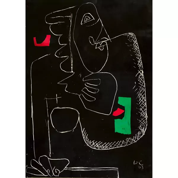 "Femme de profil"
