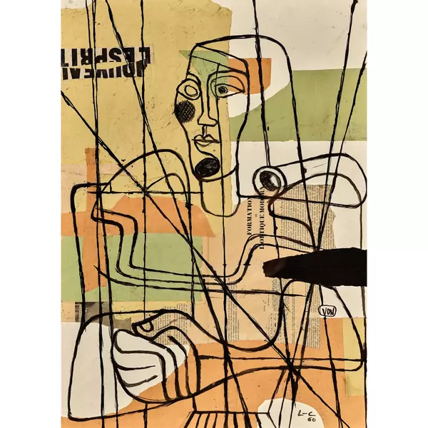 "Femme aux mains croisées"