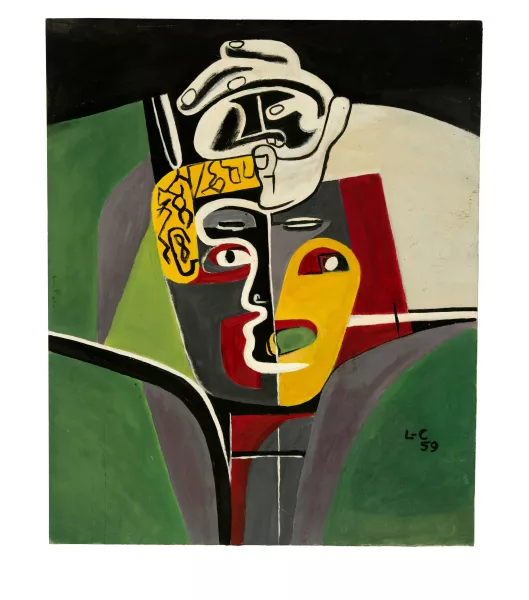Le Corbusier — Mains croisées sur la tête