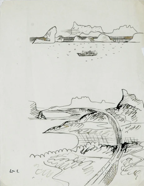 Le Corbusier — Studie für "Urbanisation pour Rio de Janeiro", 1929