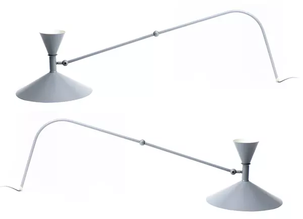 LE CORBUSIER (1887-1965), Paire d'appliques "Lampe de Marseille" édition Nemo — DognyAuction