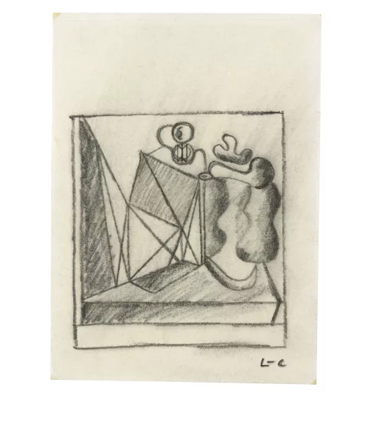 Le Corbusier — Nature morte à la lanterne et cafetière