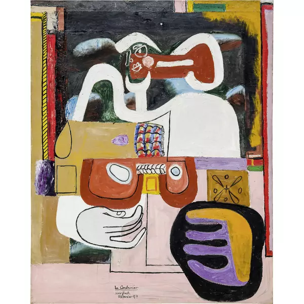 Le Corbusier — Figure 1 ou Ozon et Georges IV — Galerie Kornfeld