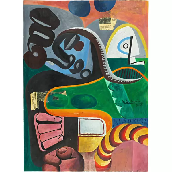 Le Corbusier — Figure et cordage — Galerie Kornfeld