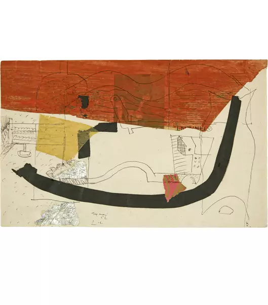 Le Corbusier — Nature morte avec bouteille, carafe, verre, et guitare — Galerie Kornfeld