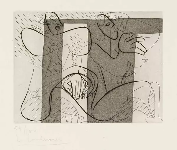 Le Corbusier — LE CORBUSIER La Chaux-de-Fonds 1887–1965 Roque Brune Murale — Galerie Kornfeld