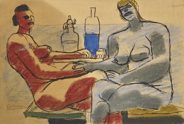 Le Corbusier — Femmes nues attablées, 1938