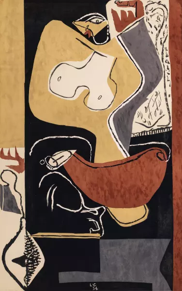 Femme à la main levée. 1954