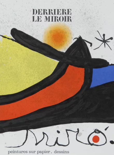 le Miroir Derrière — 2 Hefte: J. Miró. Peintures sur papier - dessins, Nr. 193/194, 1971; J. Miró, Nr. 231, 1978