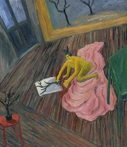 Leiko Ikemura — Selbstbildnis, 1983