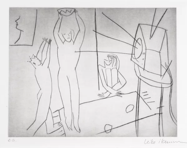 Leiko Ikemura — 2 Blätter: Ohne Titel
