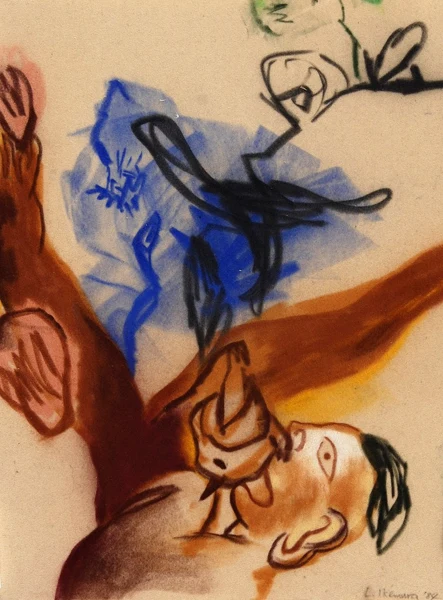 Leiko Ikemura — 2 Blätter: Ohne Titel; Ohne Titel, 1984