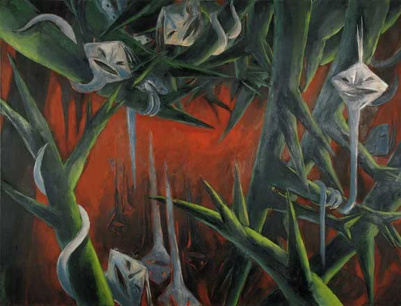 Leiko Ikemura — Lachen im Urwald, 1984