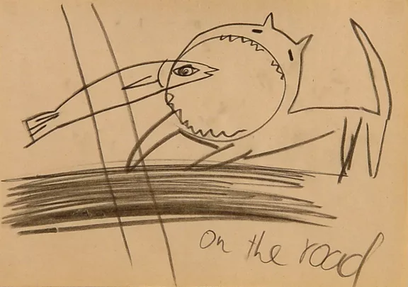 Leiko Ikemura — 61 Zeichnungen: Wild Cats and Domesticated Cats, um 1983