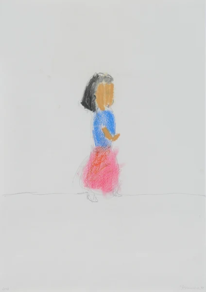 Leiko Ikemura — Ohne Titel (Mädchen), 1995