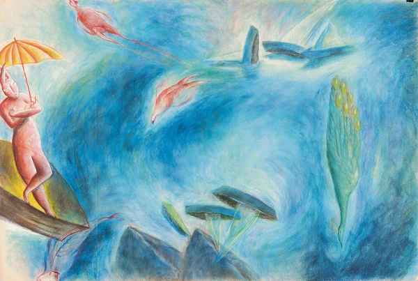 Leiko Ikemura — Meeressturm, 1983
