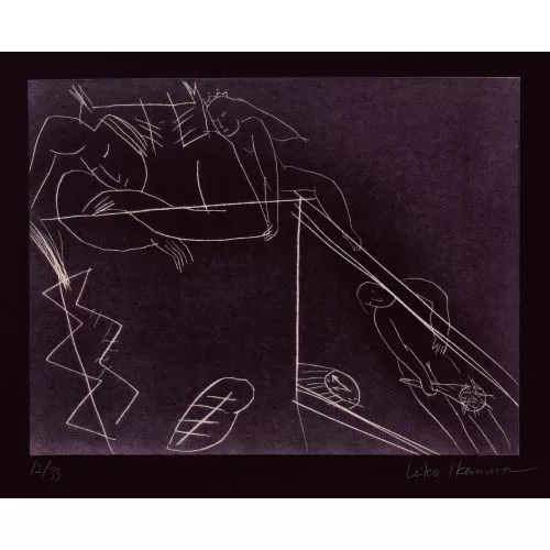 Leiko Ikemura — "Leiko Ikemura. Mappe mit sieben Radierungen".