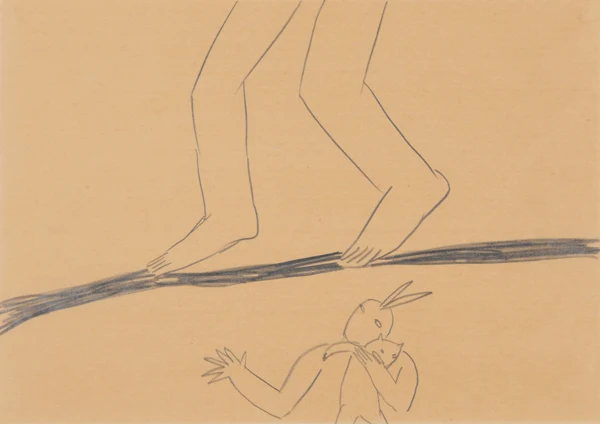Leiko Ikemura — 4 Zeichnungen: Ohne Titel
