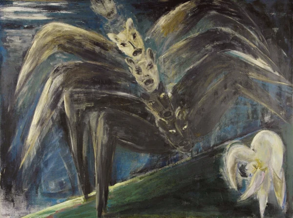 Leiko Ikemura — Spinne, 1985