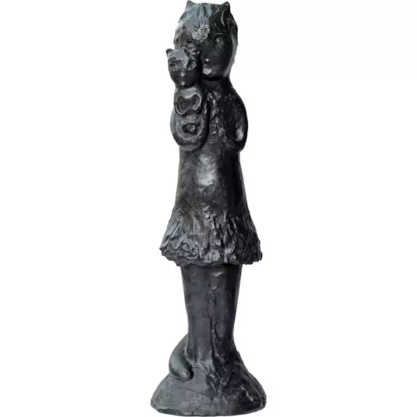 Leiko Ikemura — Hasenfrau mit Miko — Galerie Kornfeld