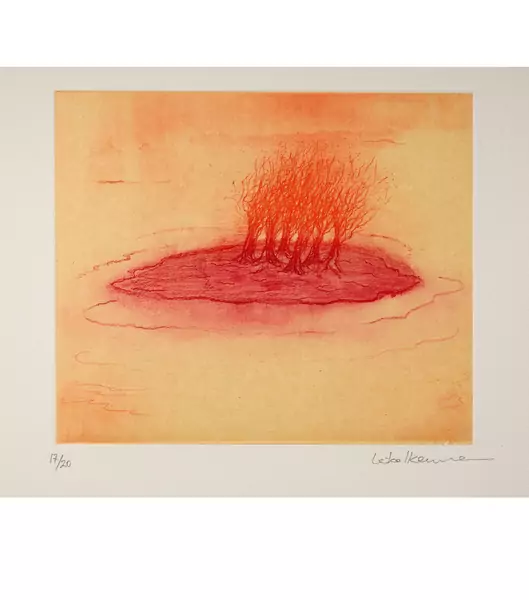 Leiko Ikemura — La isla enrojada — Galerie Kornfeld
