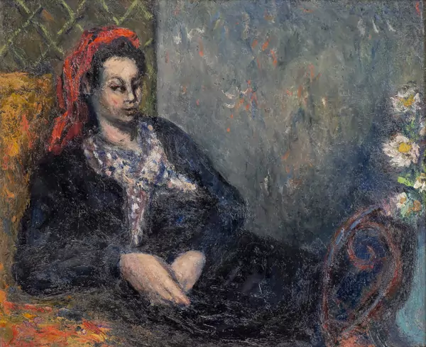 Lélo Fiaux (1909-1964), "Femme dans un intérieur" — DognyAuction