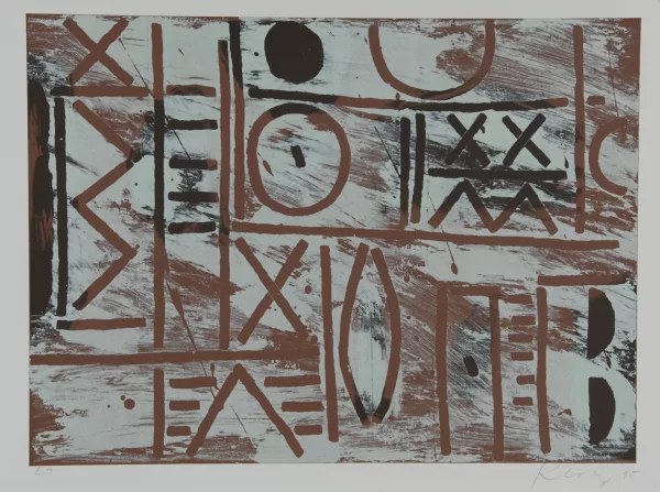 Lenz Klotz — 4 Blätter: Ohne Titel, 1987; Ohne Titel, 1995 (2); Ohne Titel, 2001