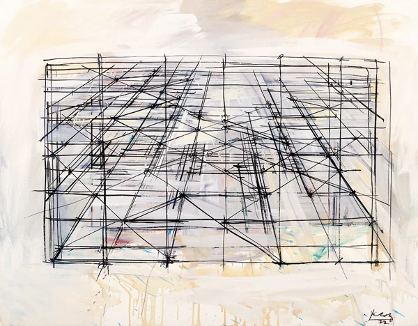 Lenz Klotz — Im Fadennetz, 1977