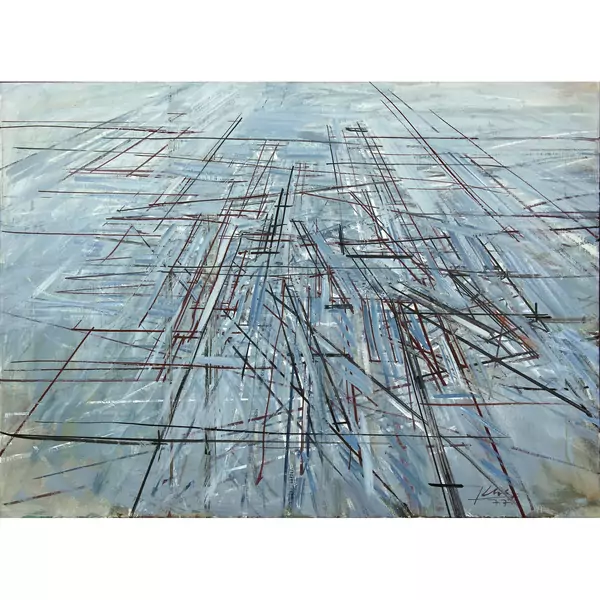 Lenz Klotz — Über Indigo...der Riesenstadt — Galerie Kornfeld