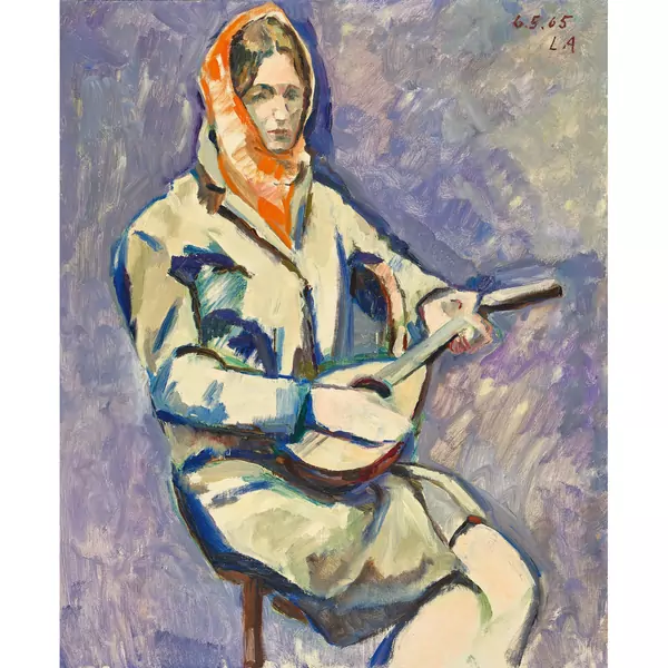 Die Mandolinenspielerin