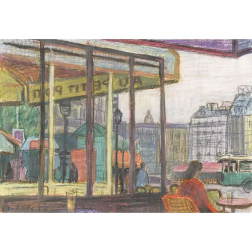 Leo Deck — Pariser Terrassen-Café.