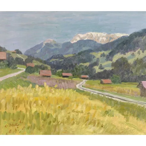 Leo Deck — "Bei Boltigen (Simmental)".