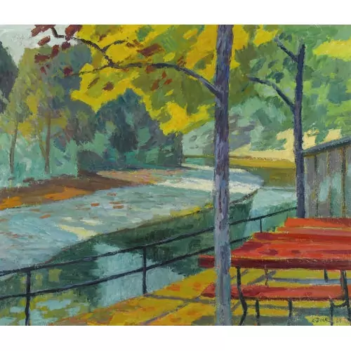 Aare-Terrasse bei Reichenbach