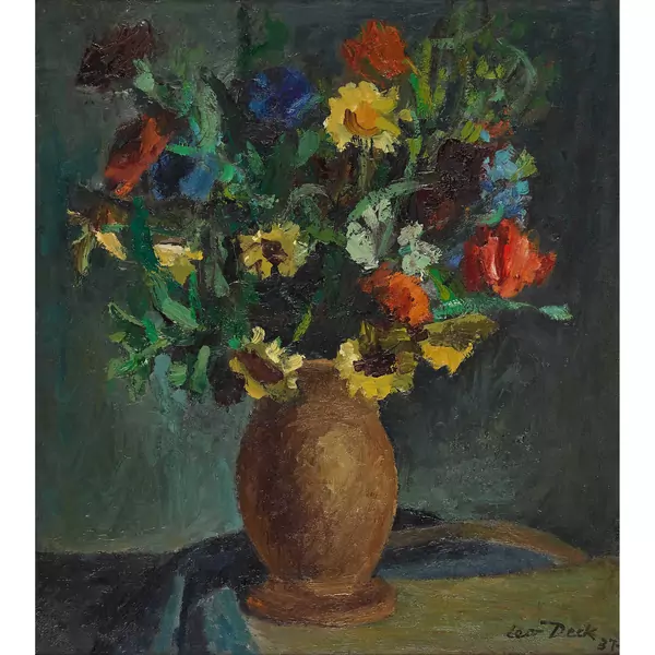 Stillleben mit Blumen in Vase