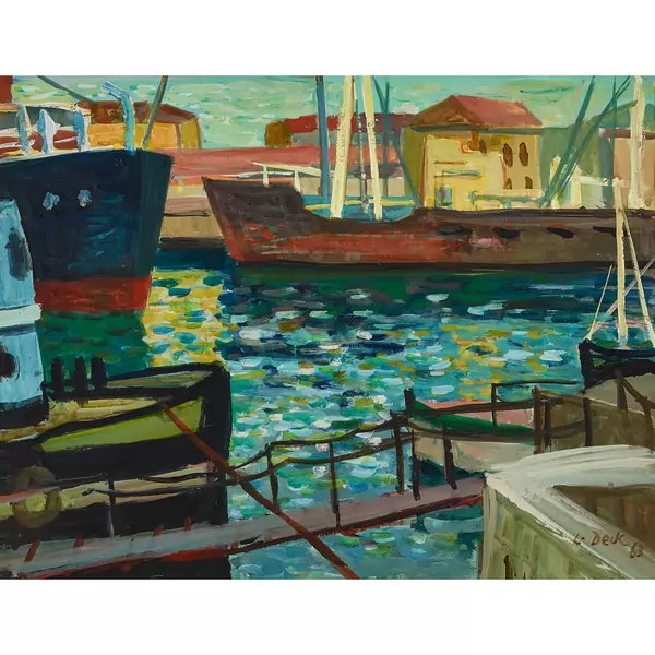 Schiffe im Hafen