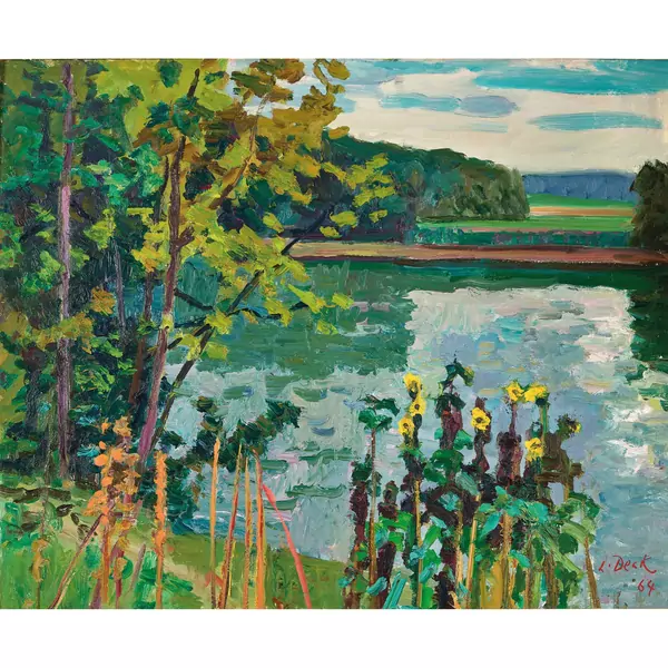 Sommerliche Uferlandschaft