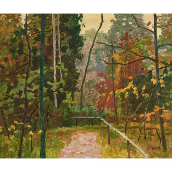 "Waldpartie in der Elfenau"