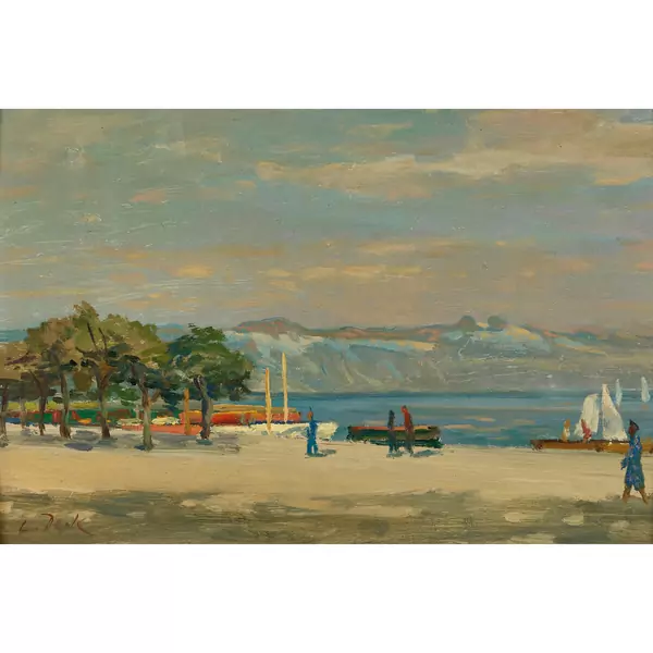 Sommerliche Seepromenade