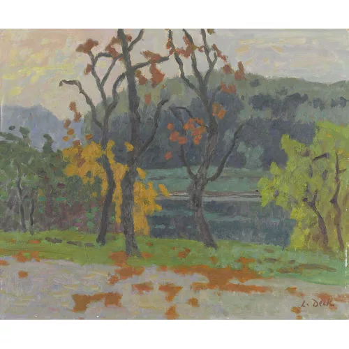 Leo Deck — "Herbst an der Aare".