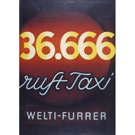 "36.666 ruft Taxi Welti-Furrer"