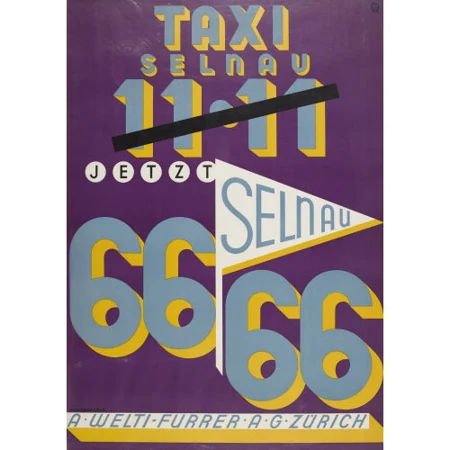 "Taxi Selnau - Welti Furrer"