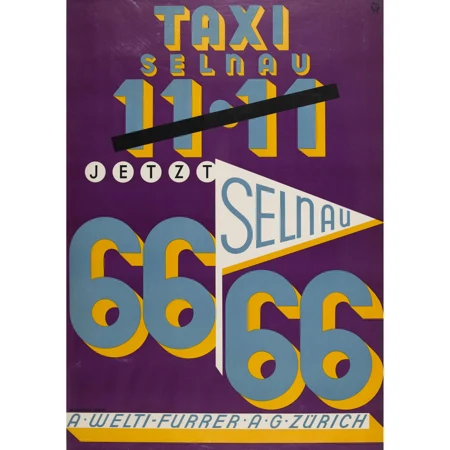 "Taxi Selnau - Welti Furrer"