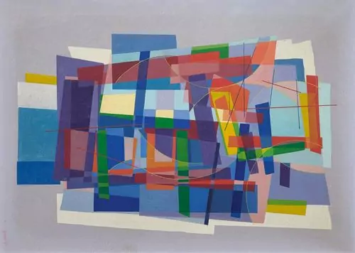 LEUPPI, LEO — Meerbild. 1950. — Koller Auktionen
